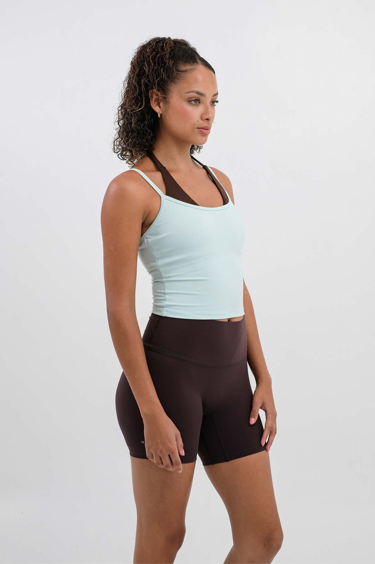 Alba Two-colour Tanktop - Mint choco