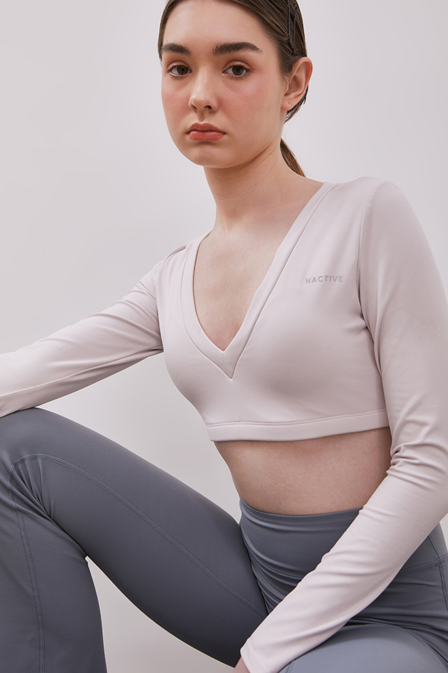 Evoke long sleeve sports bra