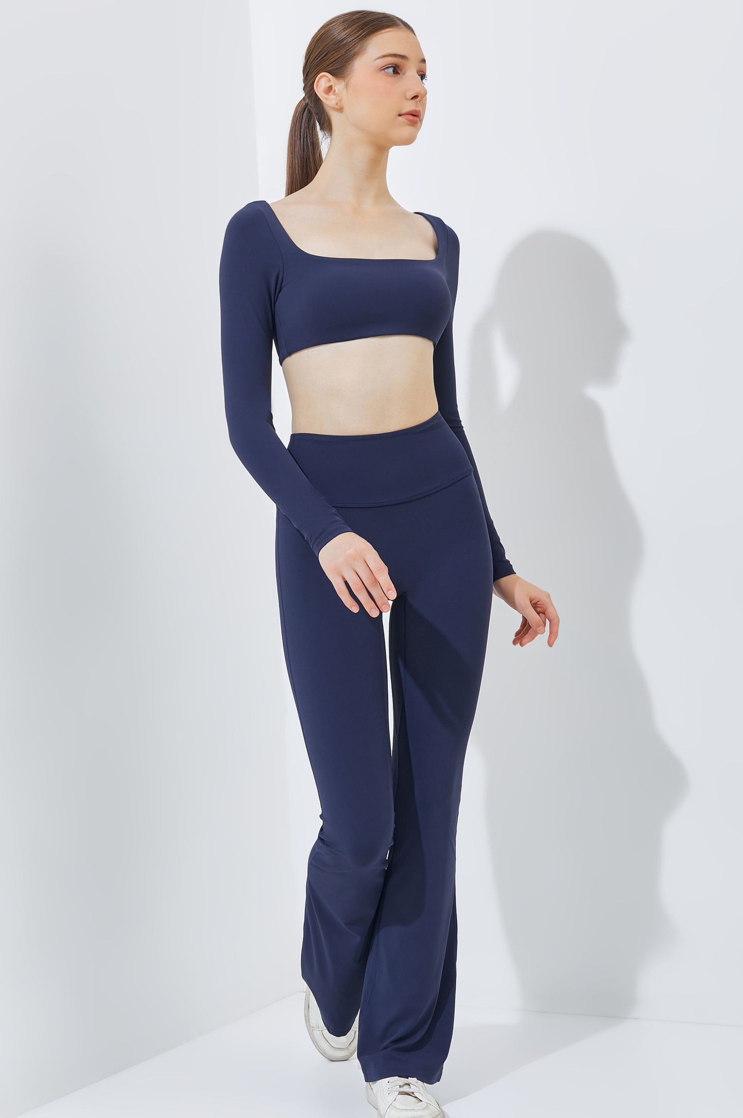 Alana flare legging - Navy