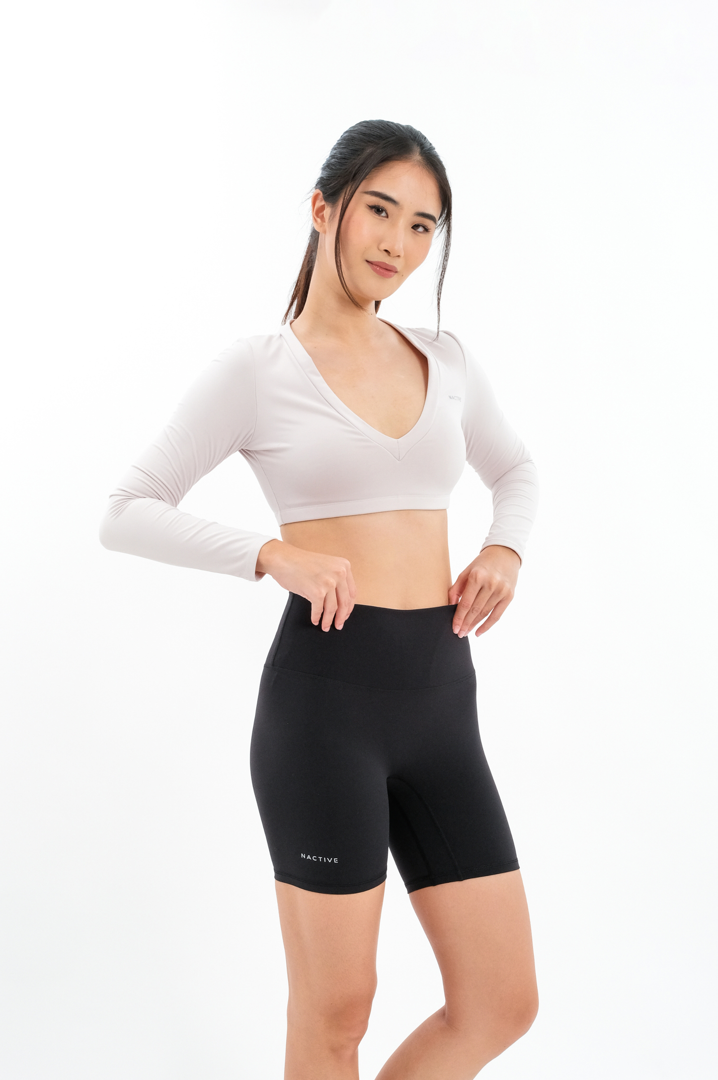 Evoke long sleeve sports bra