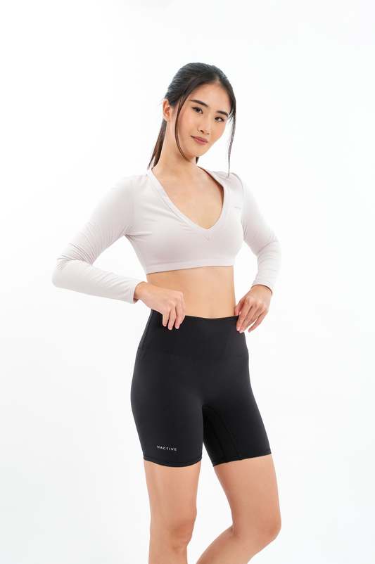 Evoke long sleeve sports bra