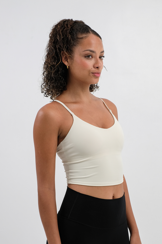 Cloud Push-up Tank - White ivory
