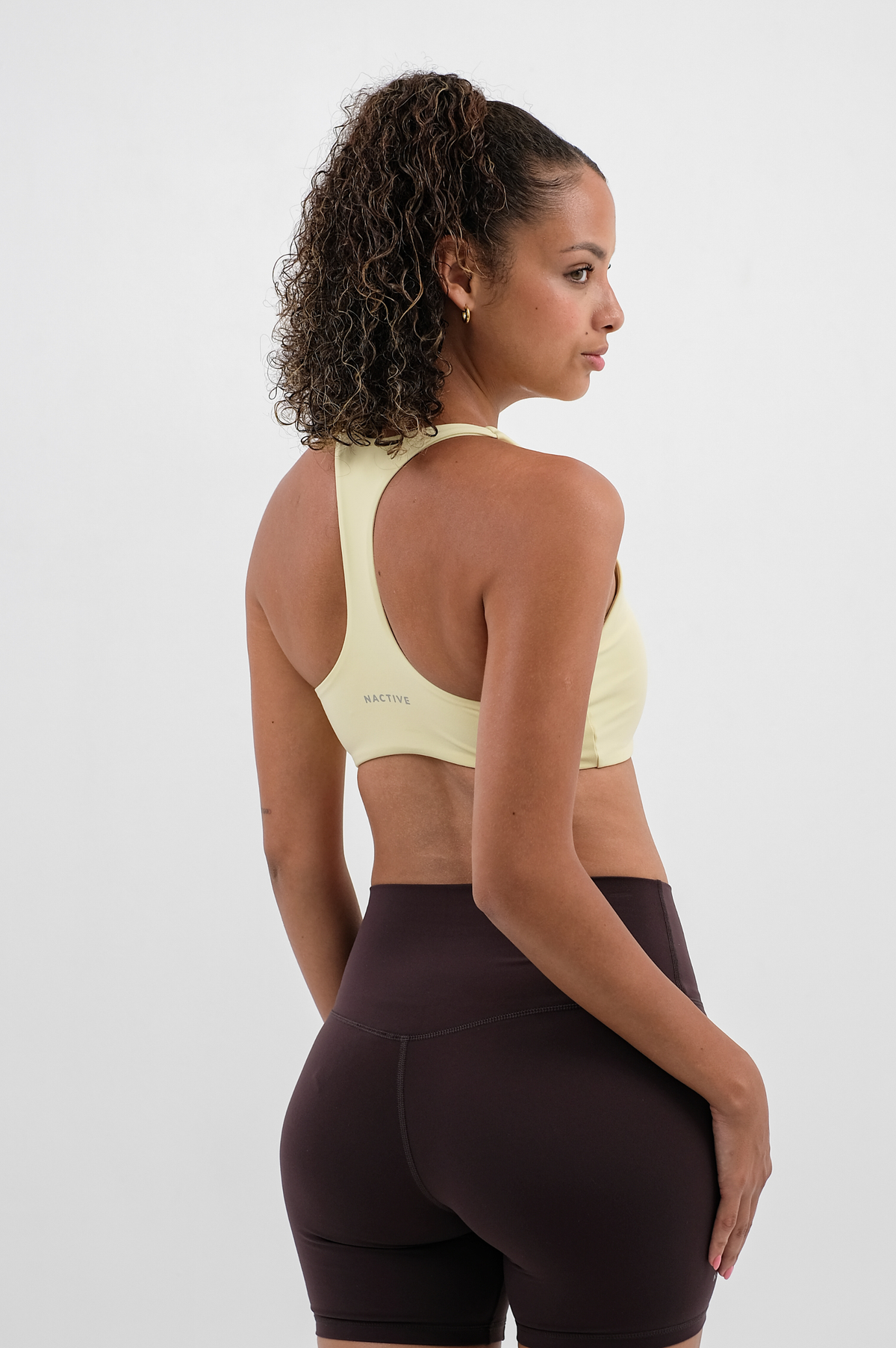 Gia Racerback Pushup Sportsbra - Butter yellow