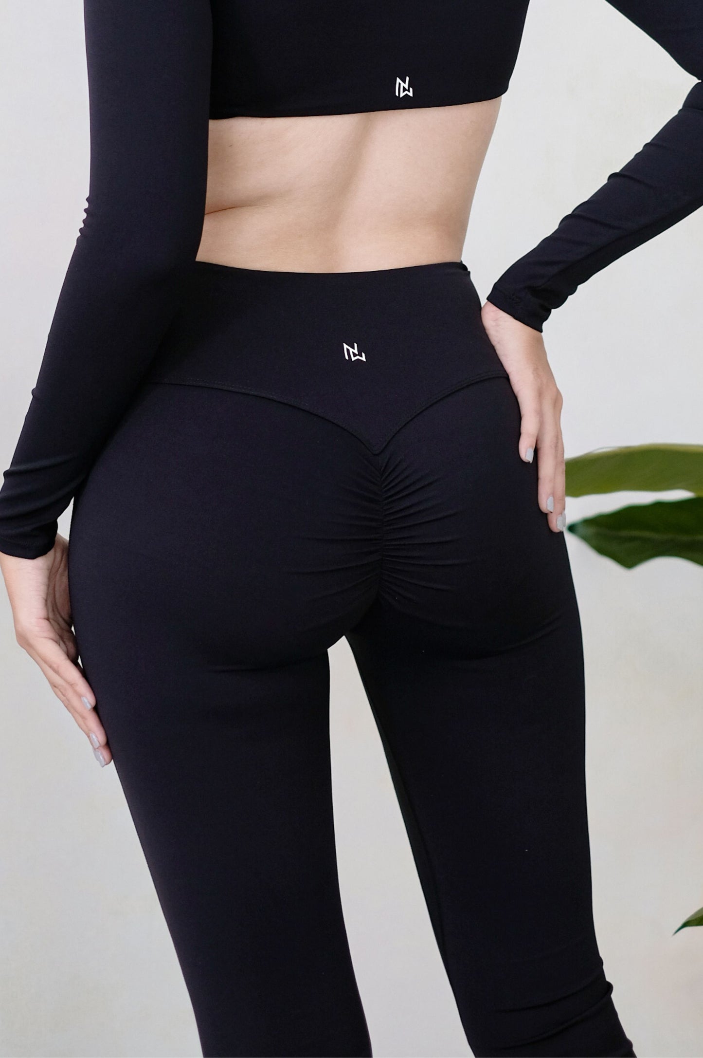 Alana flare legging - Black